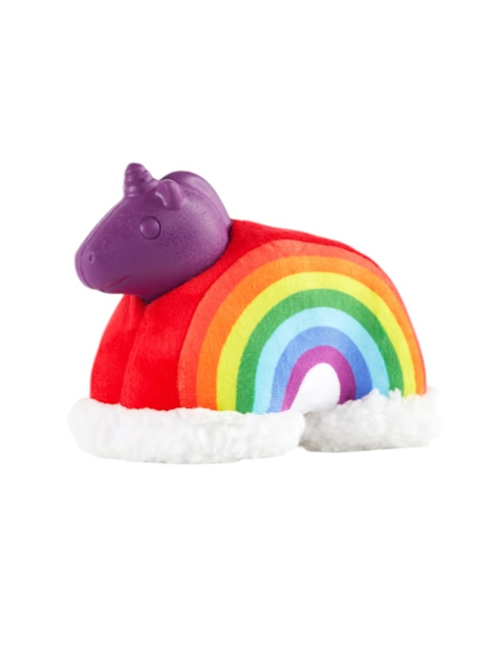 Rainbow Unicorn Chew Treat Dog Toy L